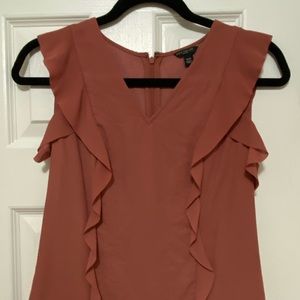 Dusty rose blouse from ann taylor